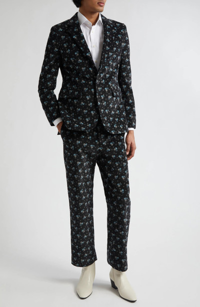 BODE Chicory Floral Cotton Corduroy Suit Jacket outlook
