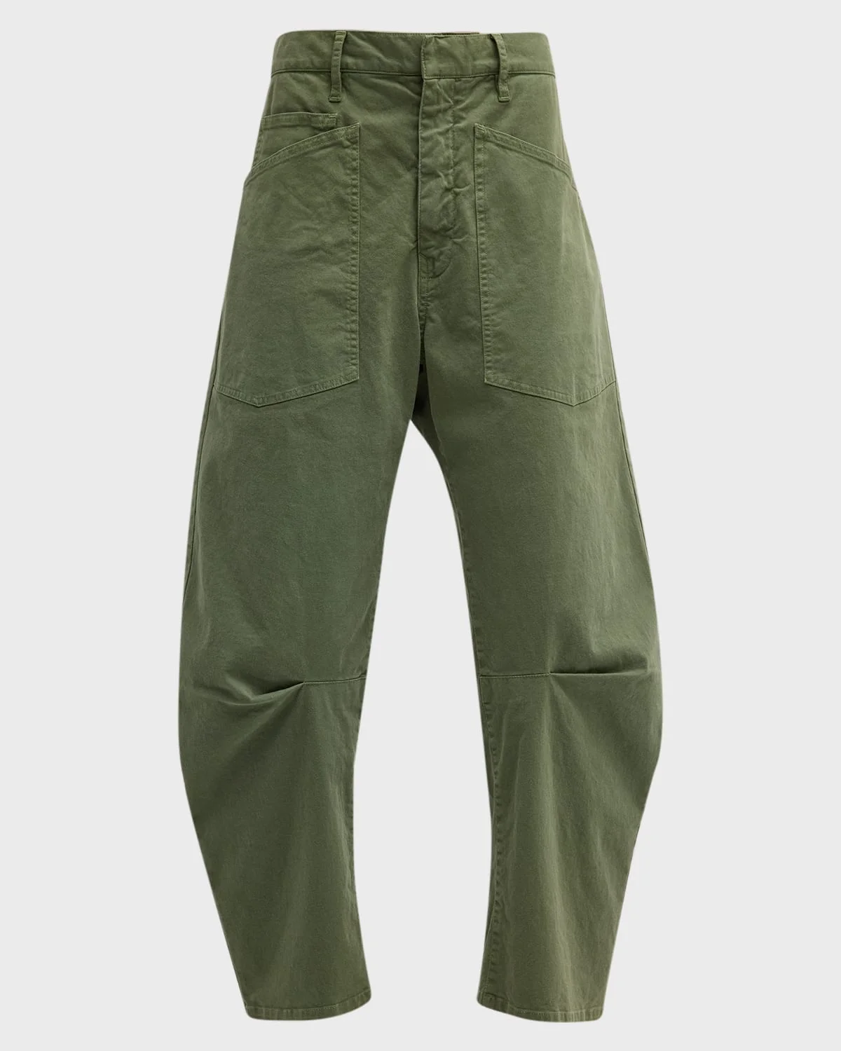 Shon Mid-Rise Cropped Pants - 1