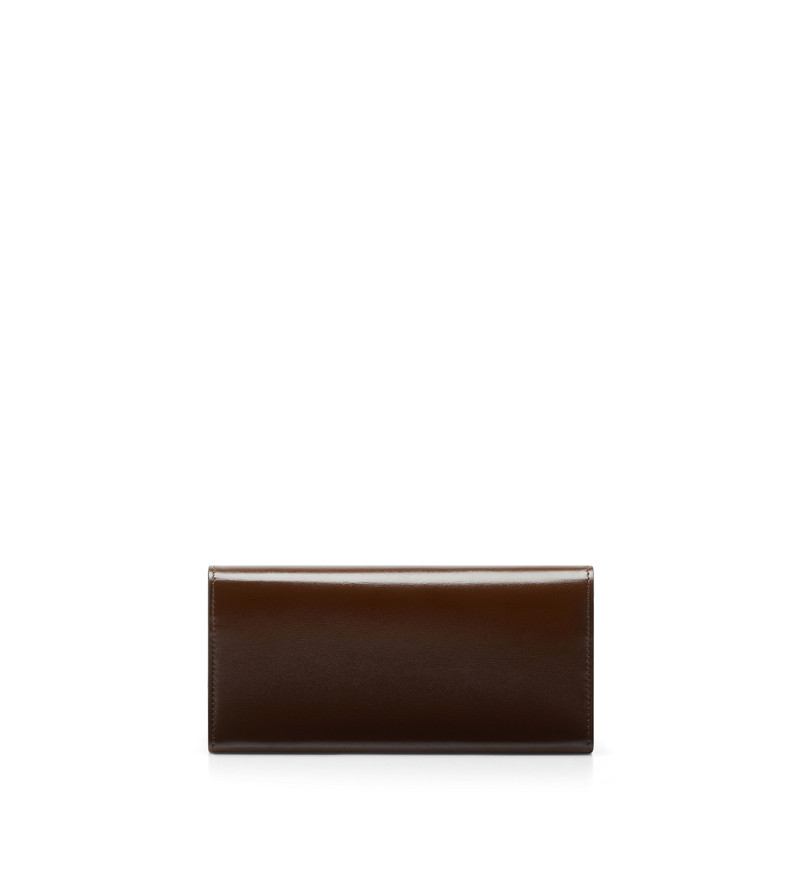TOM FORD PALMELLATO-EFFECT LEATHER WHITNEY CONTINENTAL WALLET outlook