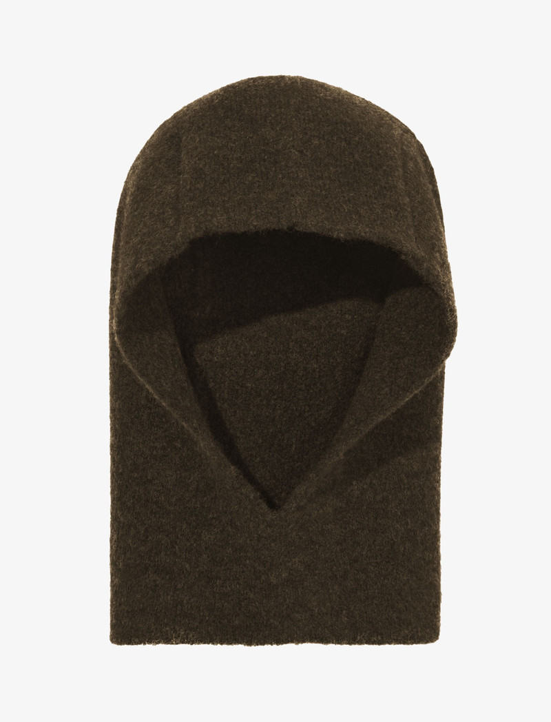 Midweight Wool Knit Hood 1
