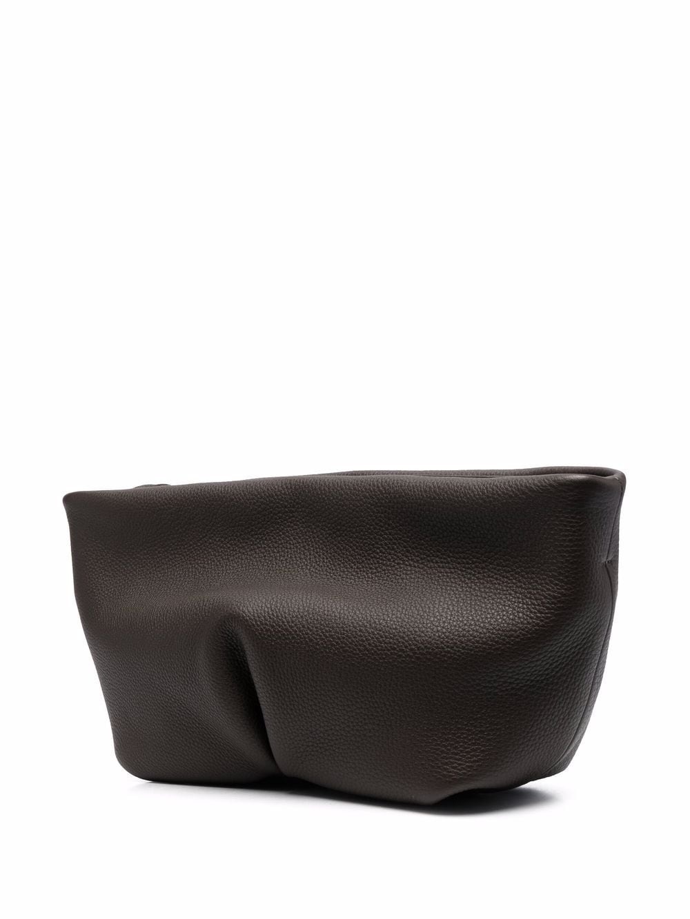 slouchy leather shoulder bag - 3