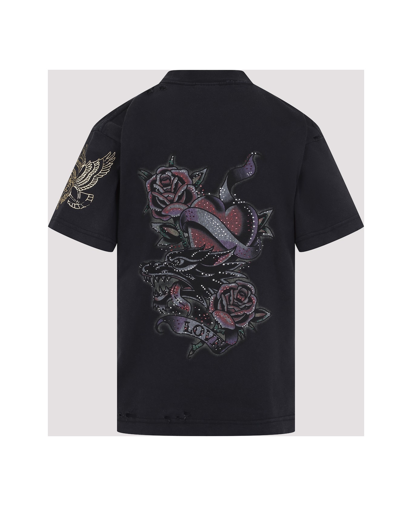 Slate Cotton T-shirt - 4