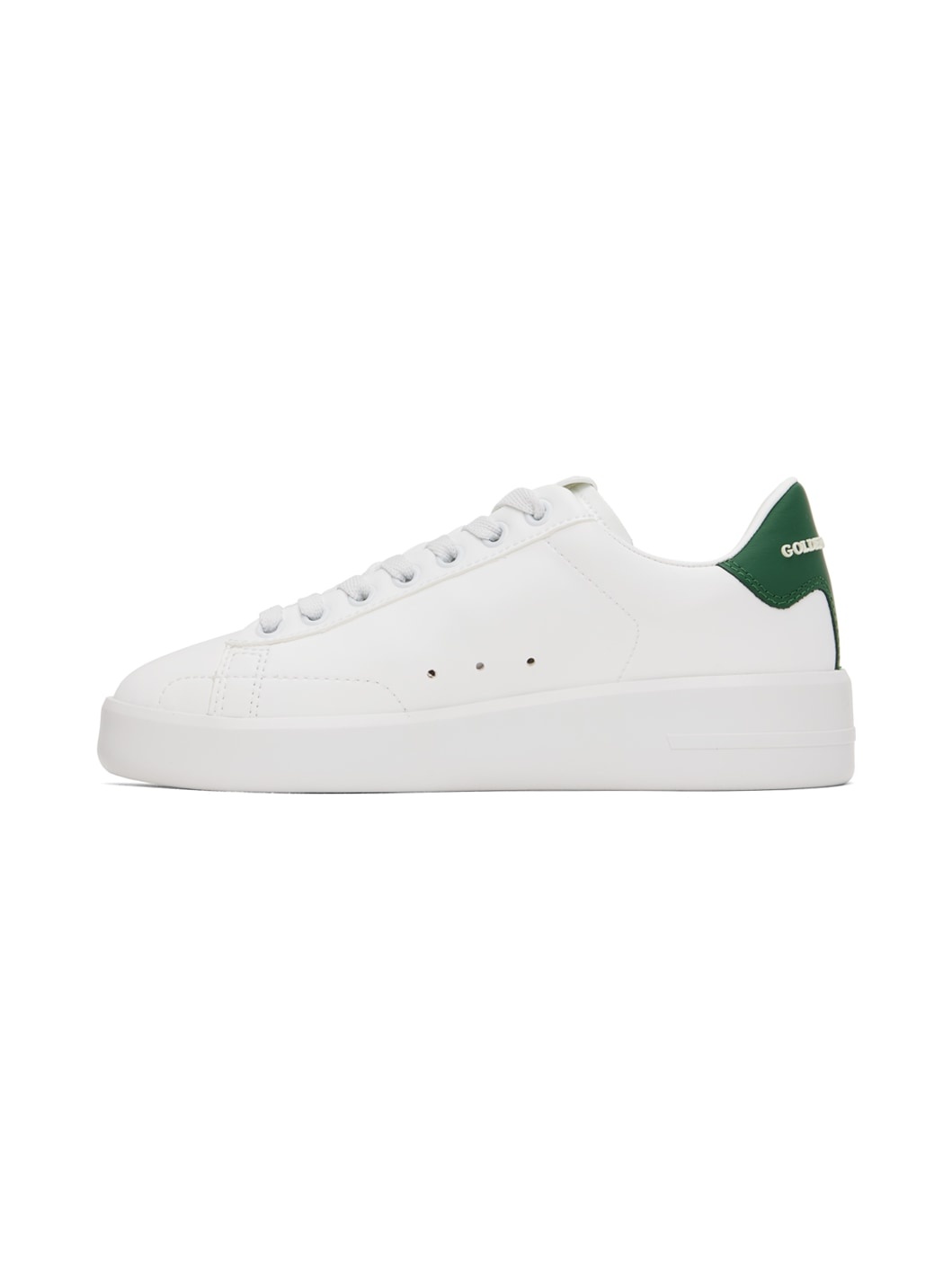 White & Green Purestar Sneakers - 3