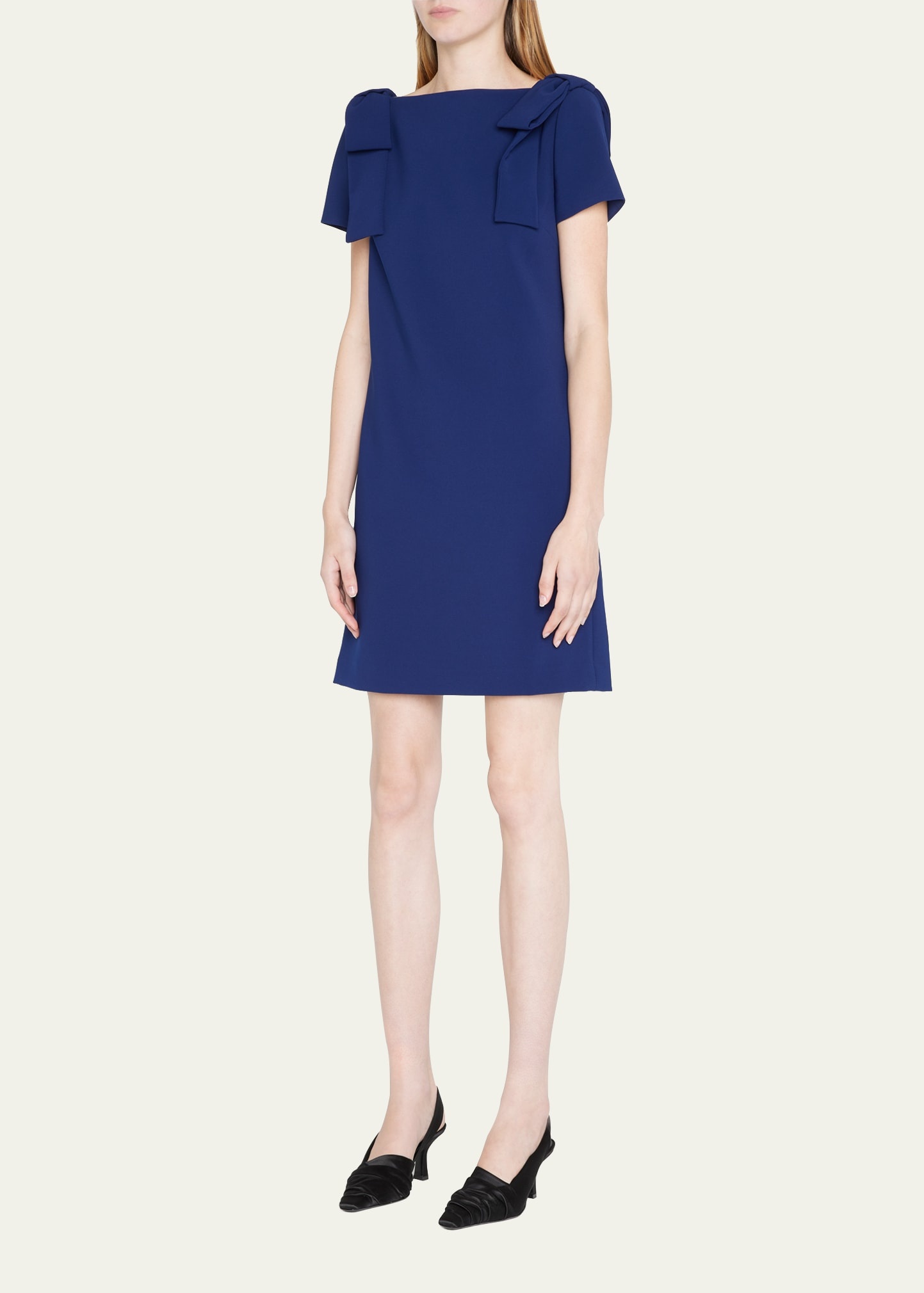 Bow Detail Shift Dress - 4