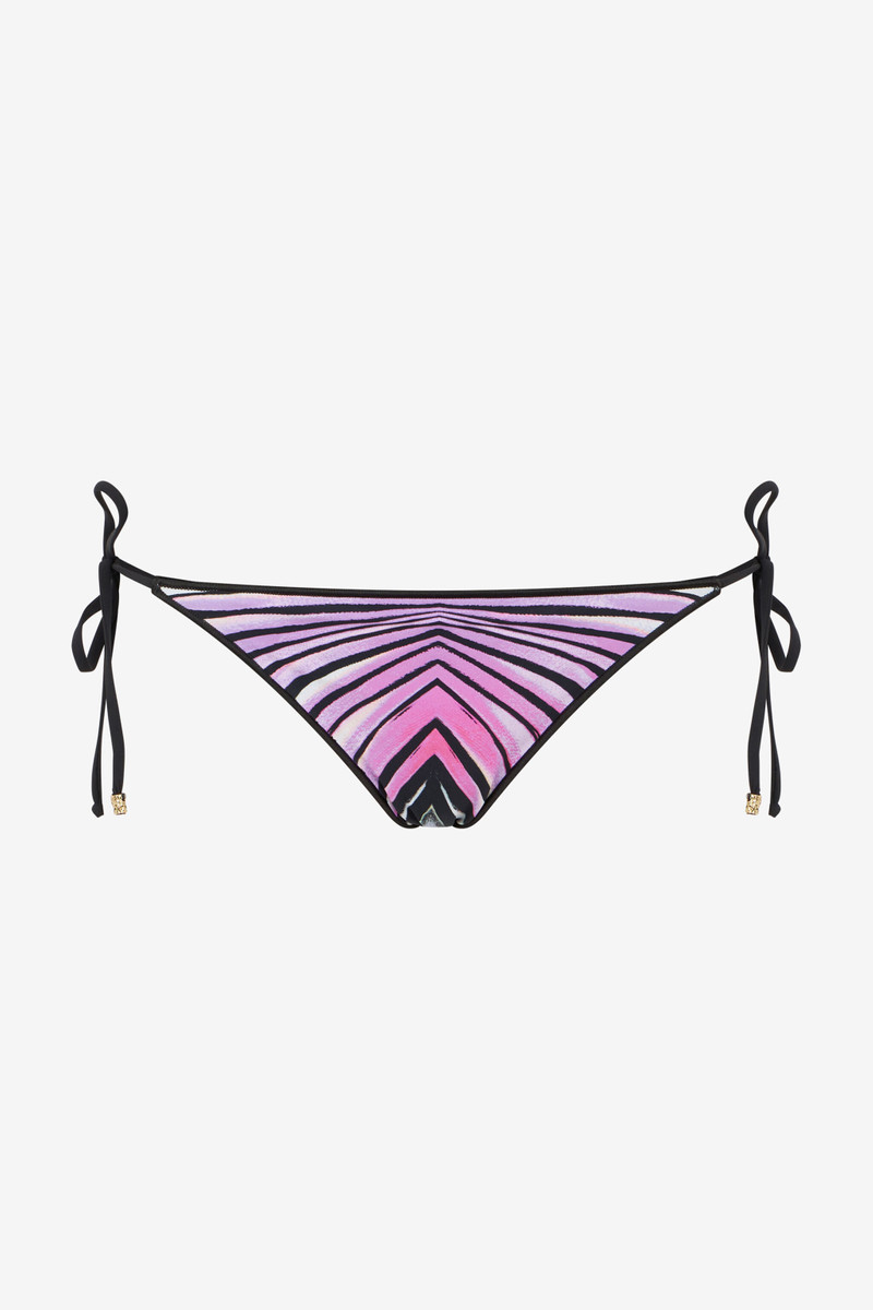 Ray Of Paradise Print Slip Bikini 1