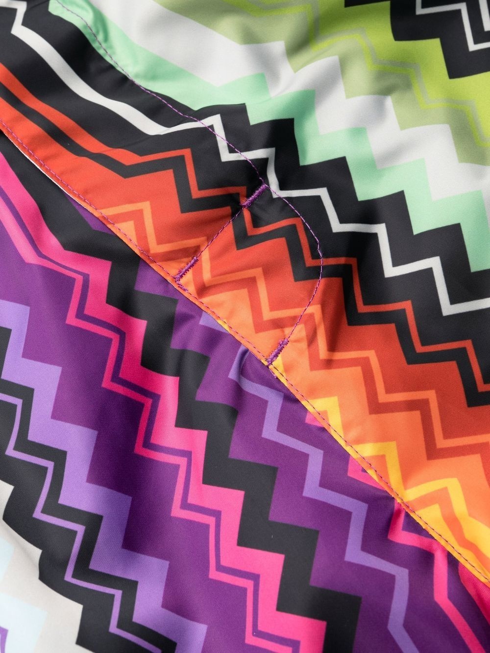 zig-zag print swim shorts - 3