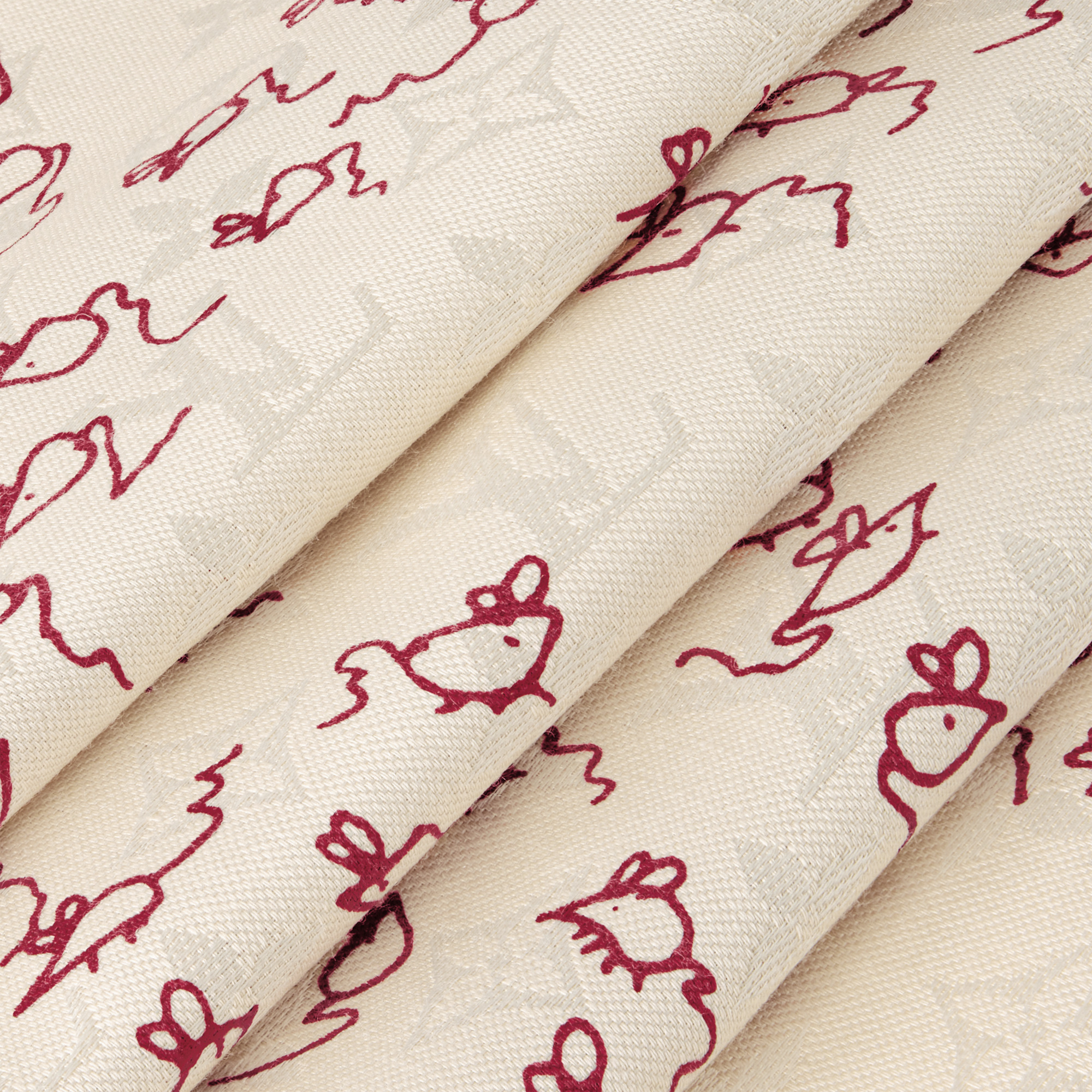 LV Mice Monogram Classique Shawl - 3