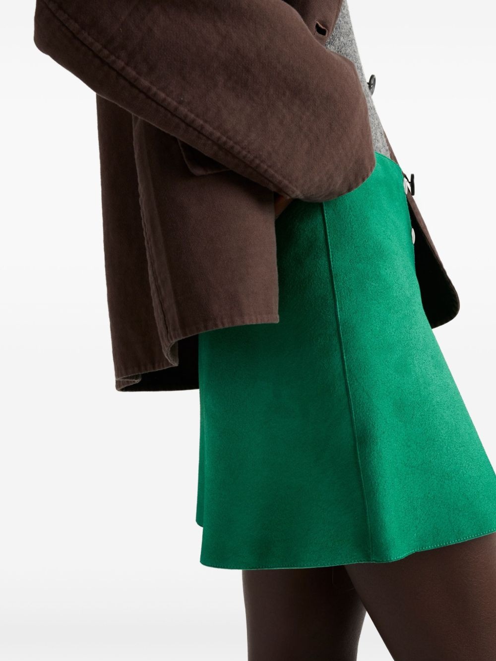 suede miniskirt - 5