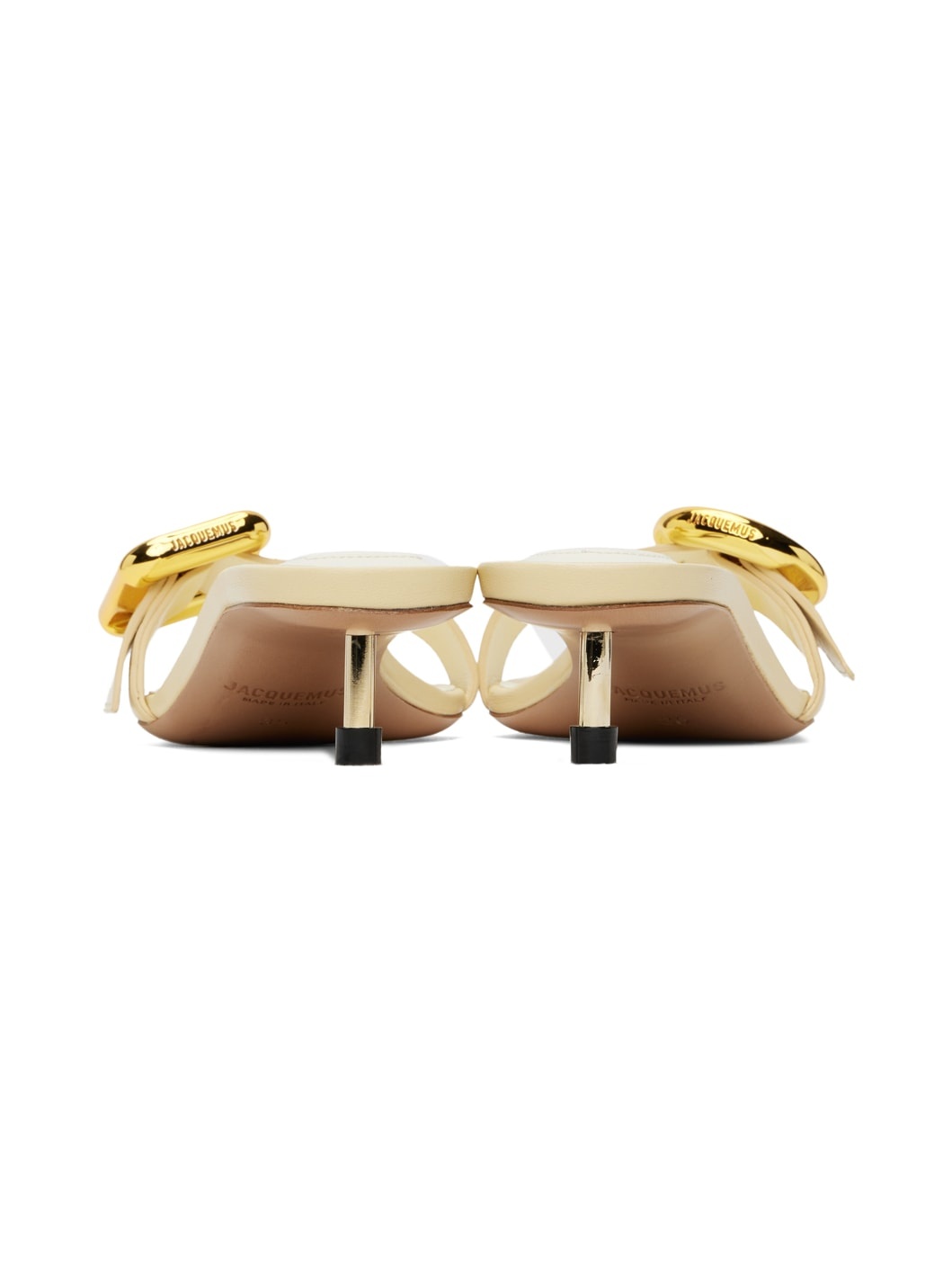 Beige Le Chouchou 'Les sandales Regalo basses' Heeled Sandals - 2