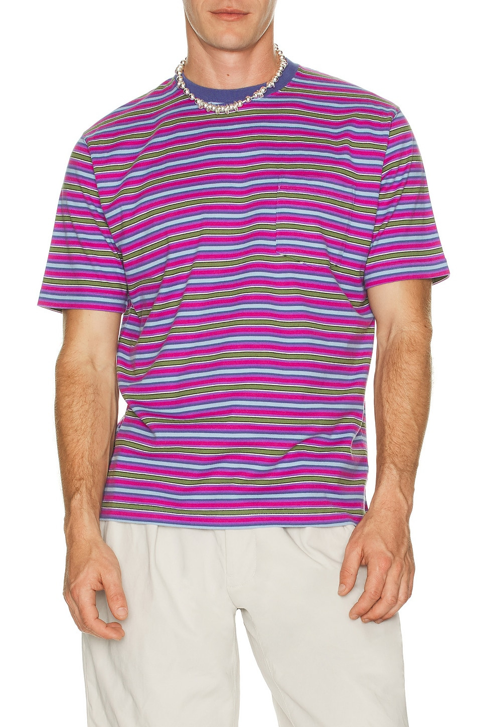Pocket Tee Multi Stripe - 4