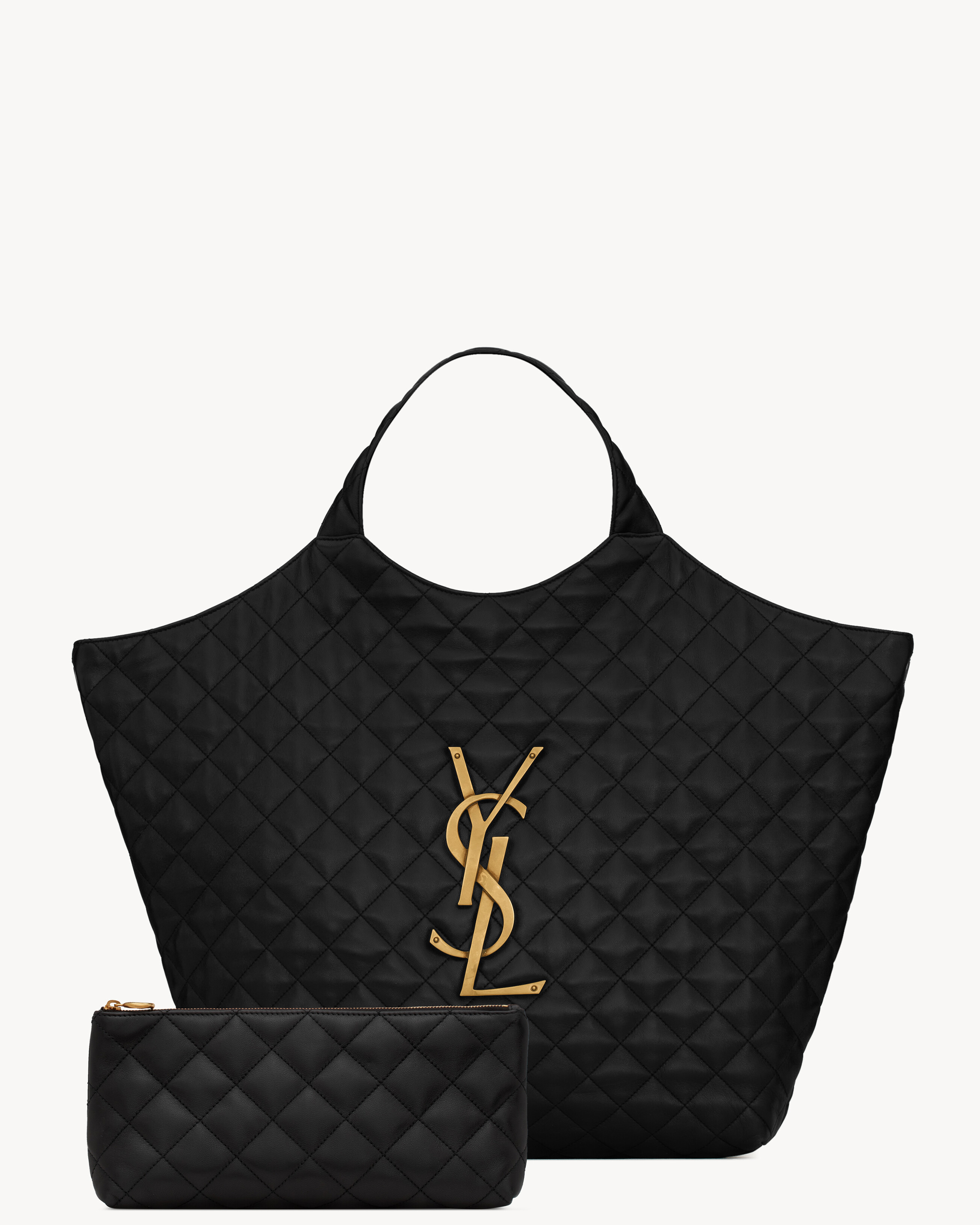 ICARE MAXI SHOPPING BAG IN QUILTED LAMBSKIN - 3
