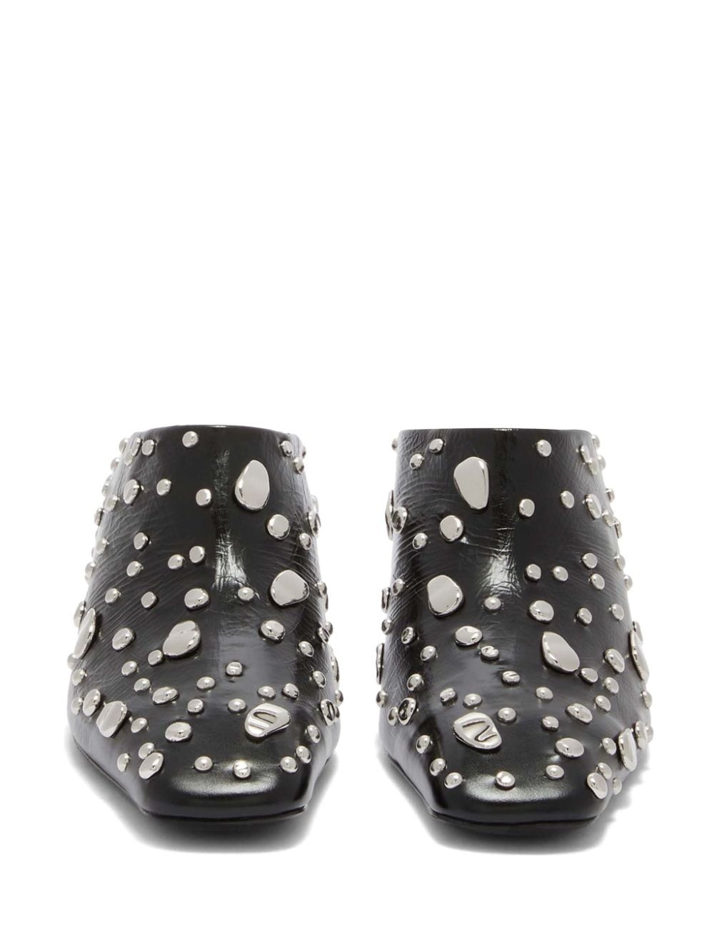 45mm rivet-detail leather mules - 4