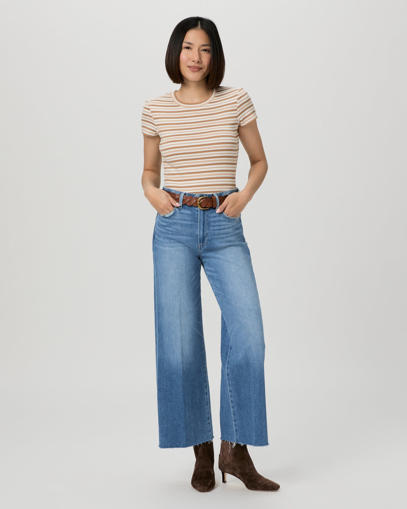PAIGE Anessa Petite 29" Wide Leg Jean outlook