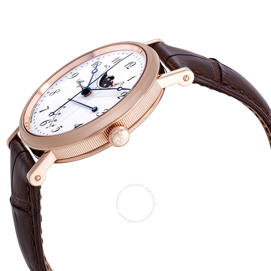 Breguet Classique Moonphases Automatic White Dial 18K Rose Gold Men's Watch 7787BR299V6 - 2