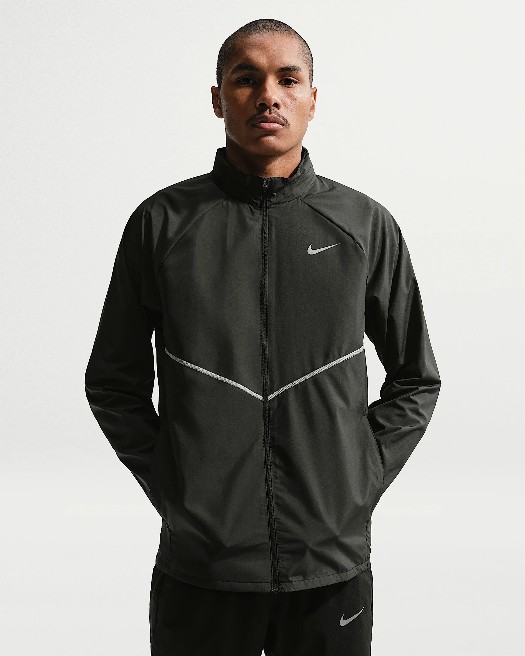 Nike Miler Men's Repel UV Protection Running Jacket - 1