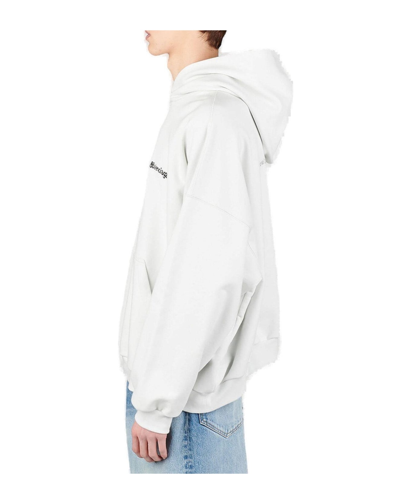 Logo Embroidered Hoodie - 3