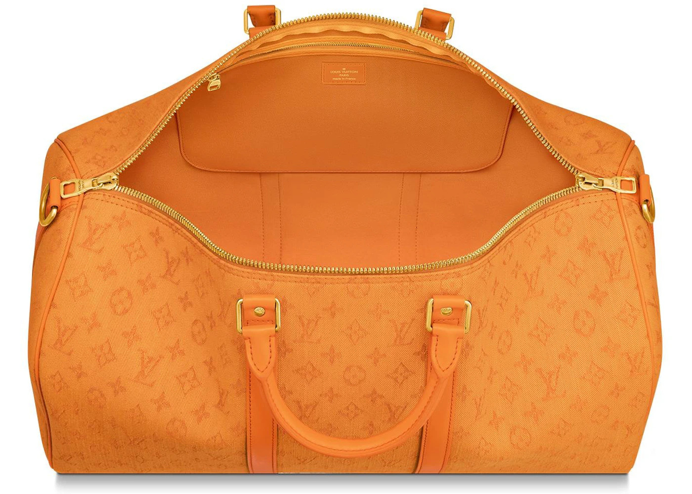 Louis Vuitton Keepall Bandouliere Monogram Denim 50 Ocre - 3
