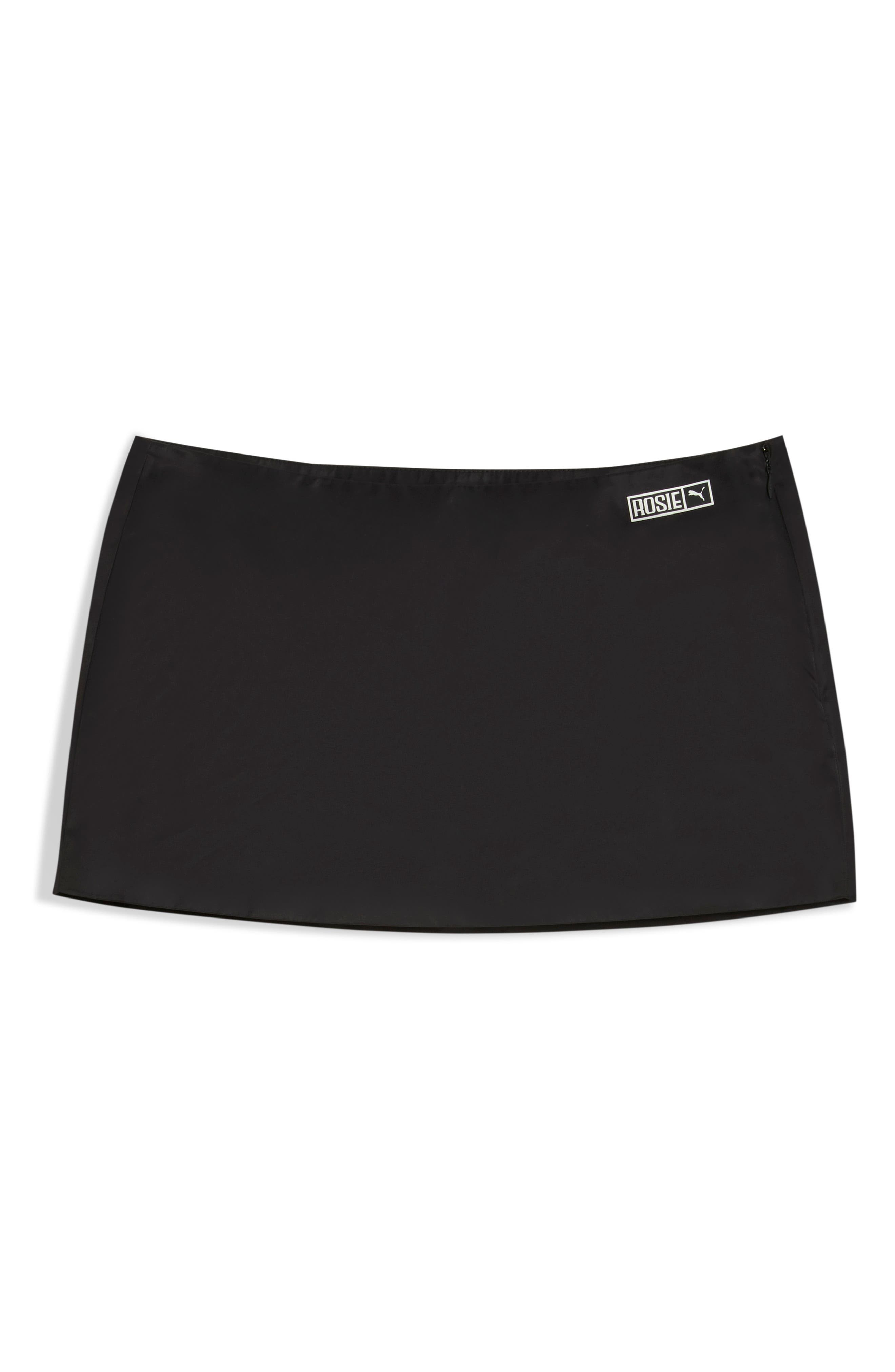 PUMA x Rosé Low Rise Miniskirt in Puma Black at Nordstrom - 5