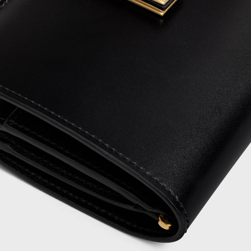 WALLET WITH COIN PURSE in Shiny Calfskin 5