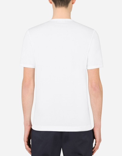 Dolce & Gabbana Cotton T-shirt with patch outlook