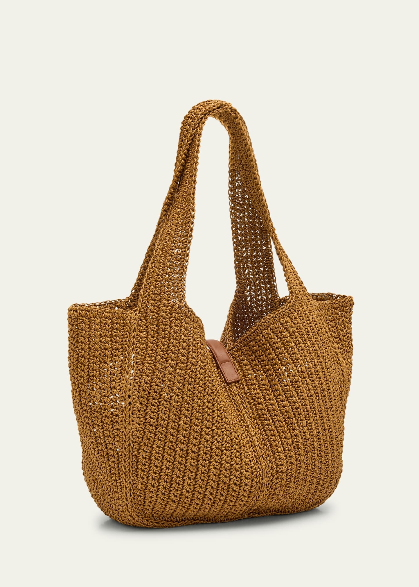 Bea YSL Tote Bag in Cord and Leather - 3