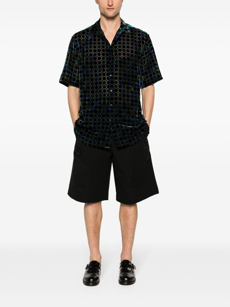 Song for the Mute Stained Glass velvet shirt outlook