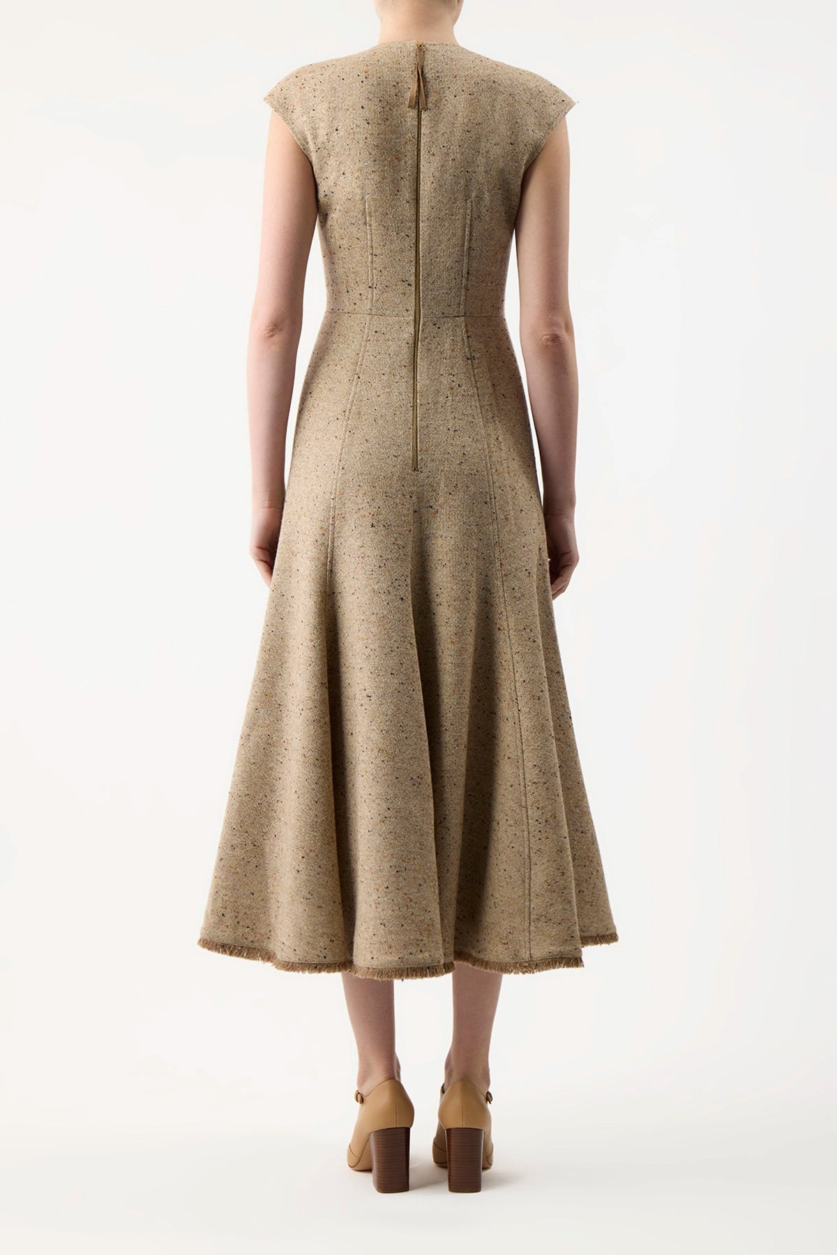 Crowther Dress in Wool Cashmere - 4