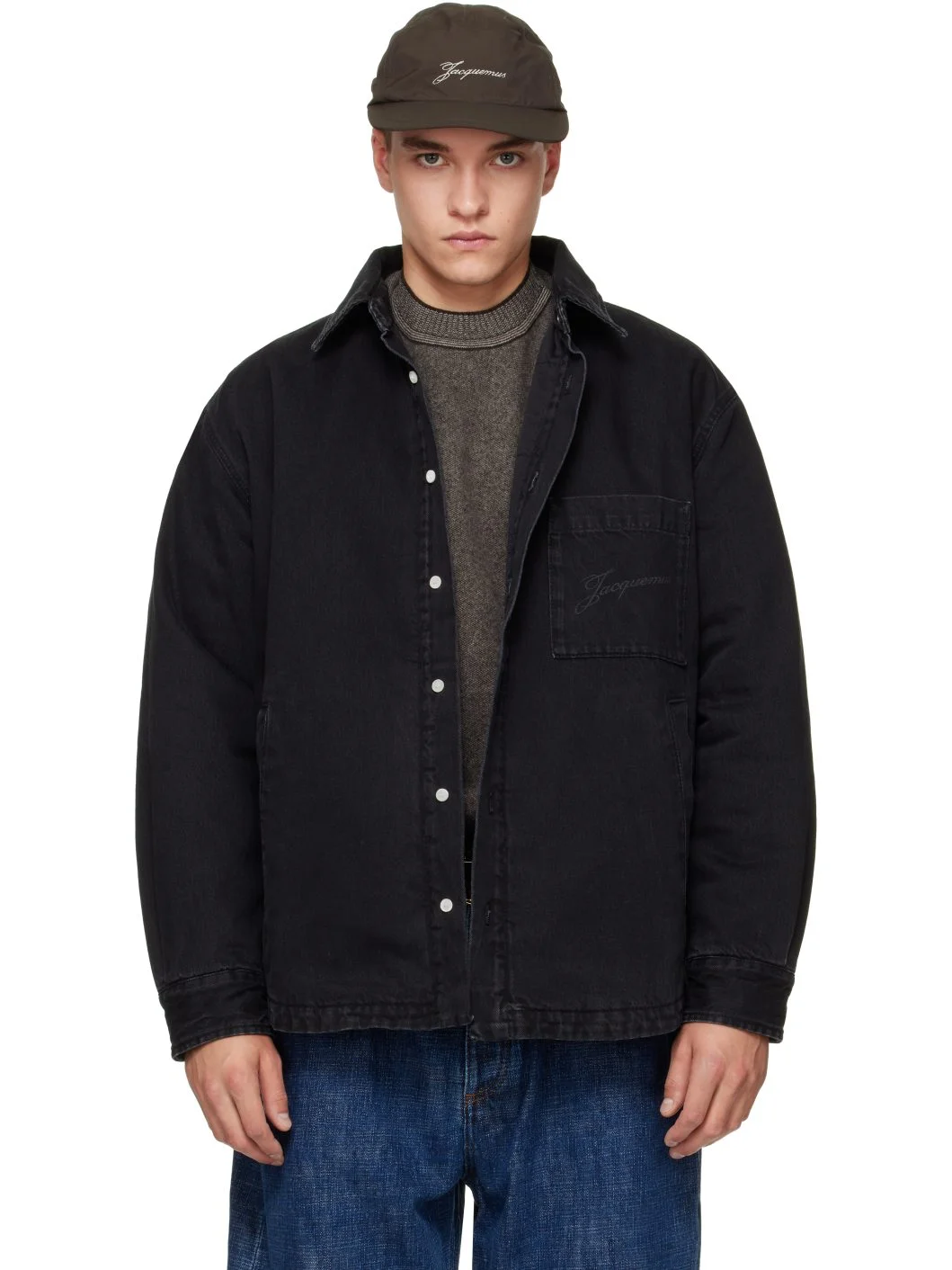 Black 'The Boulanger' Denim Shirt - 1