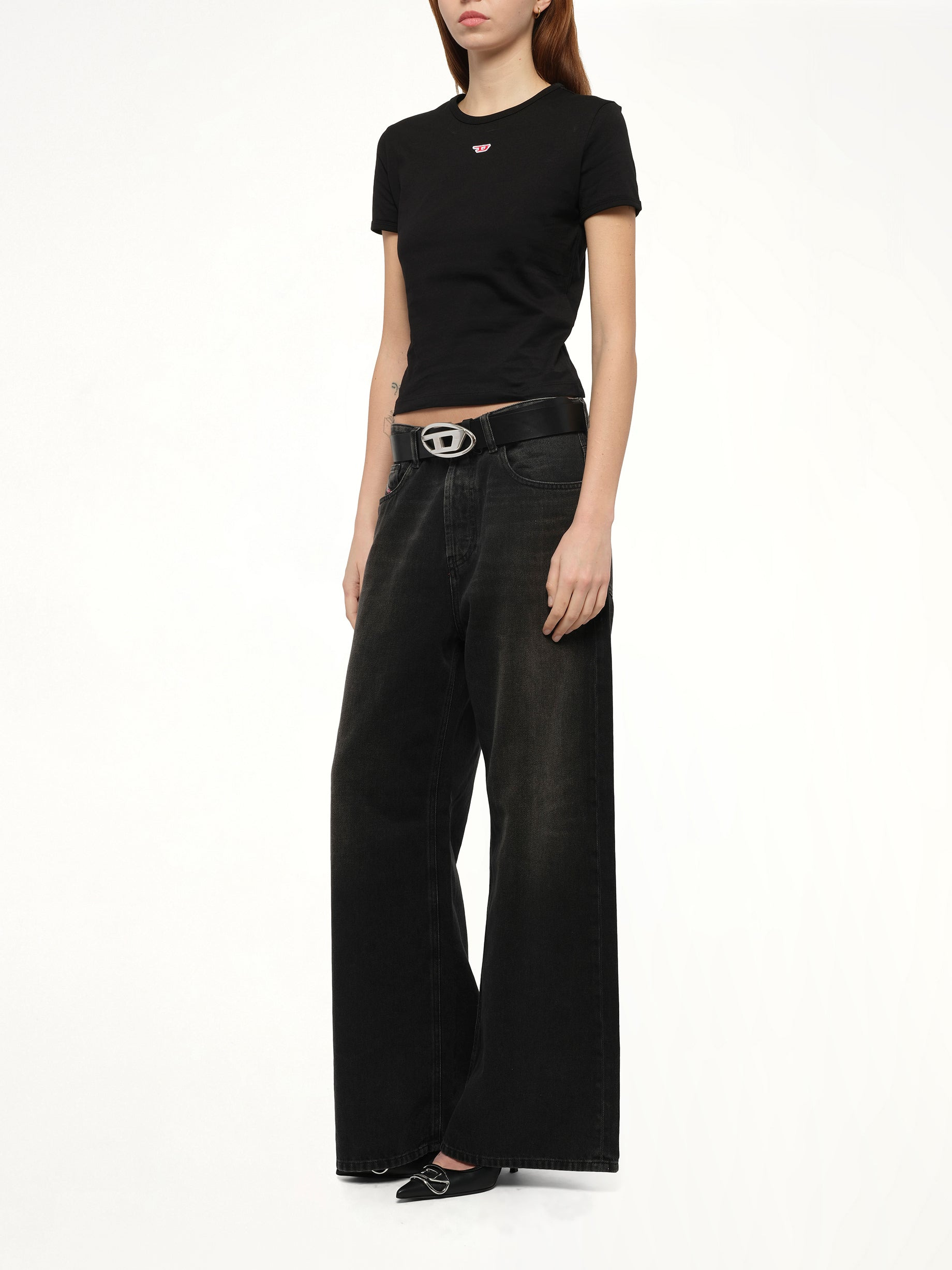 T-UNCUTIE-LONG-D T-Shirt in Black - 4