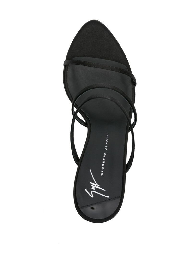 Alimha 105mm satin sandals 4