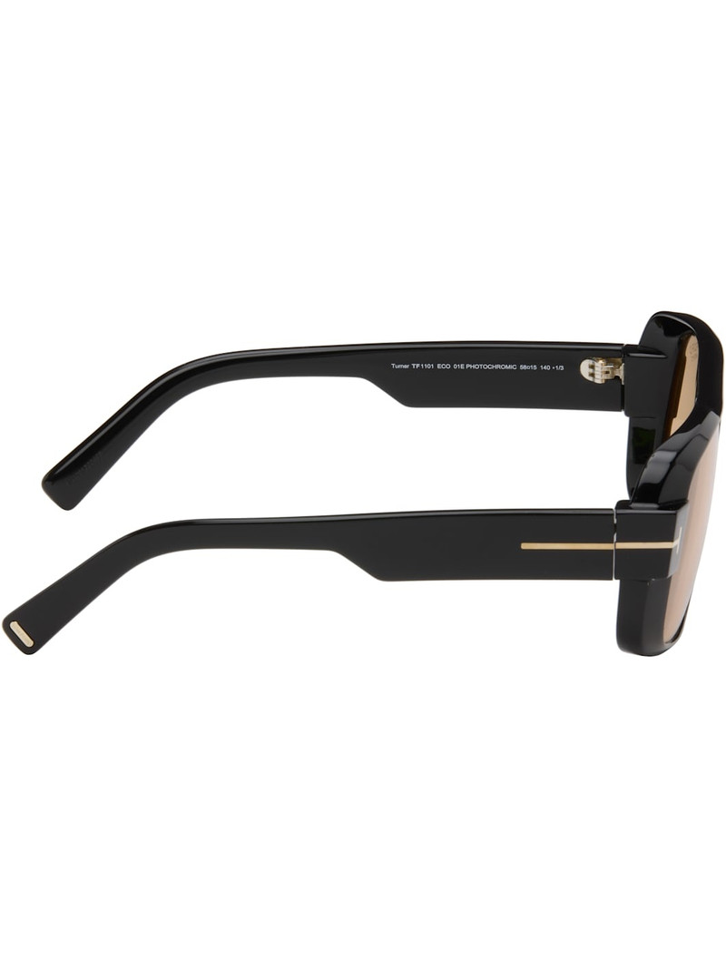 TOM FORD Black Turner Sunglasses outlook