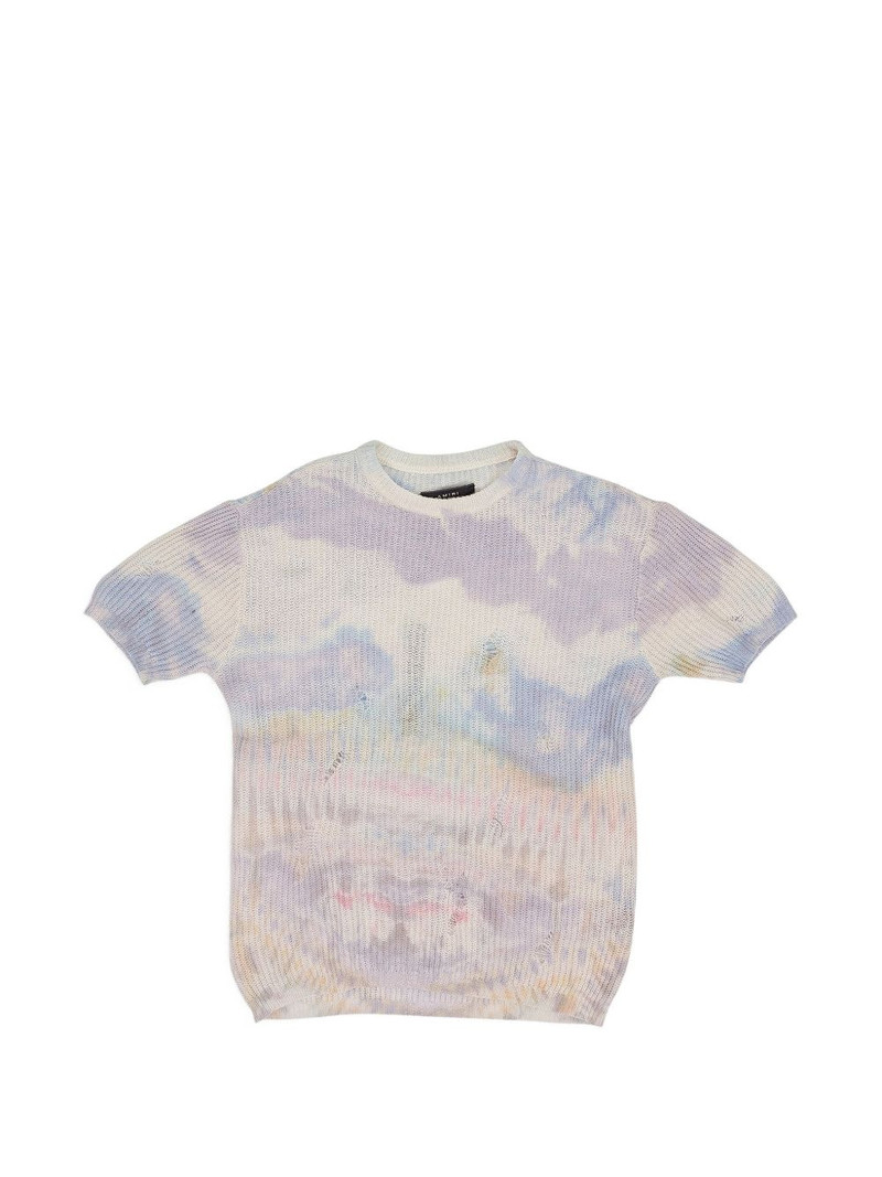 tie-dye knitted T-shirt 1