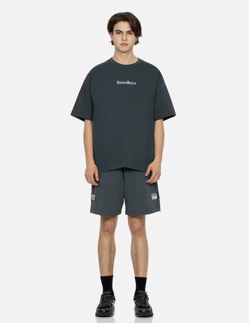 Allover EVISUKURO Print and Embroidery Loose Fit T-Shirt 6