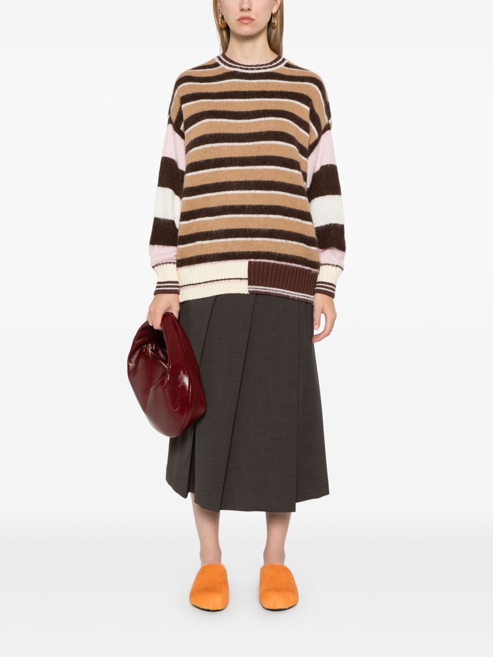 long-sleeve crew-neck sweater - 2