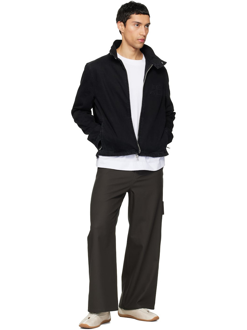 courrèges Black City Shadow Denim Jacket outlook