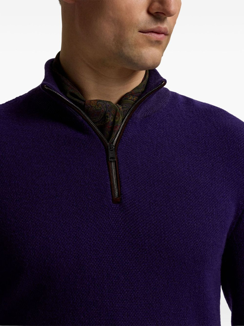 half-zip cashmere sweater 5
