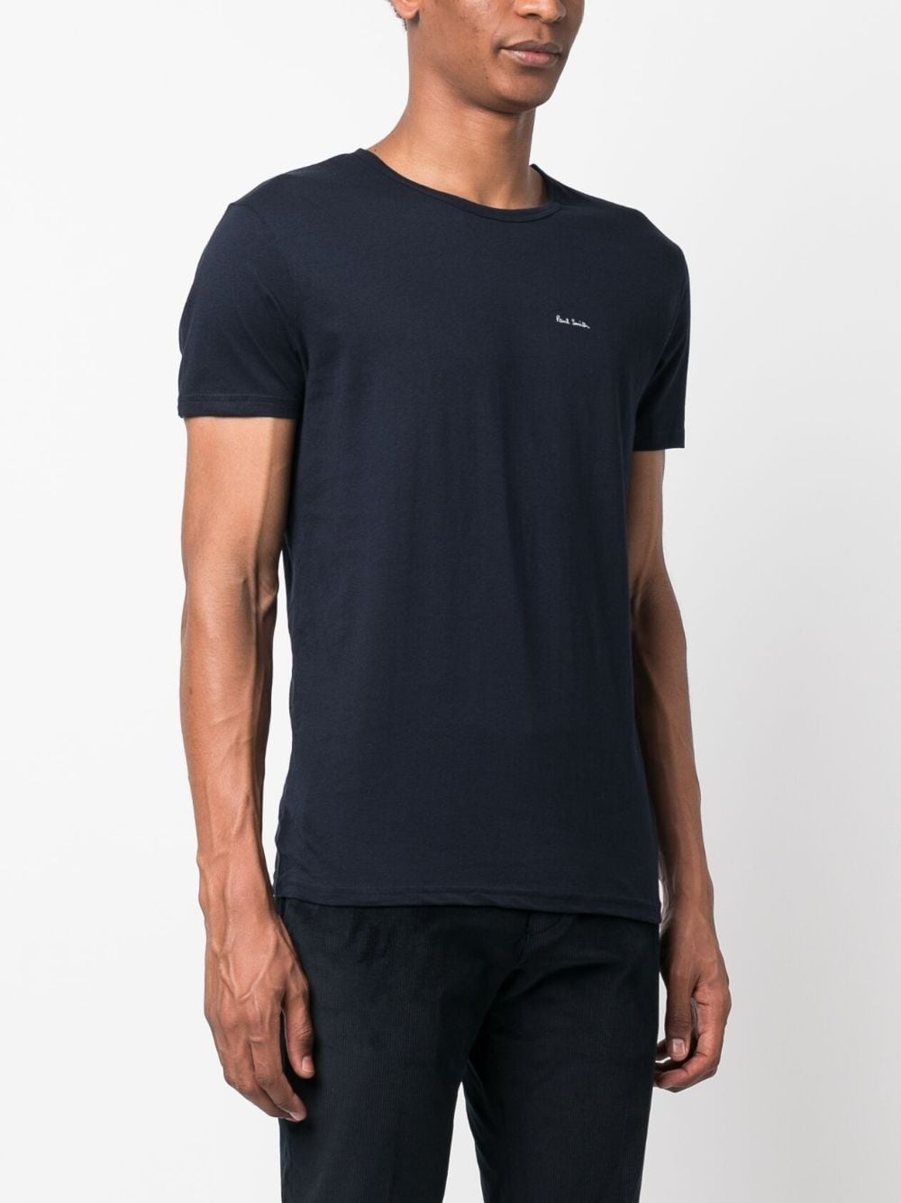 logo-print cotton T-shirt (pack of three) - 3