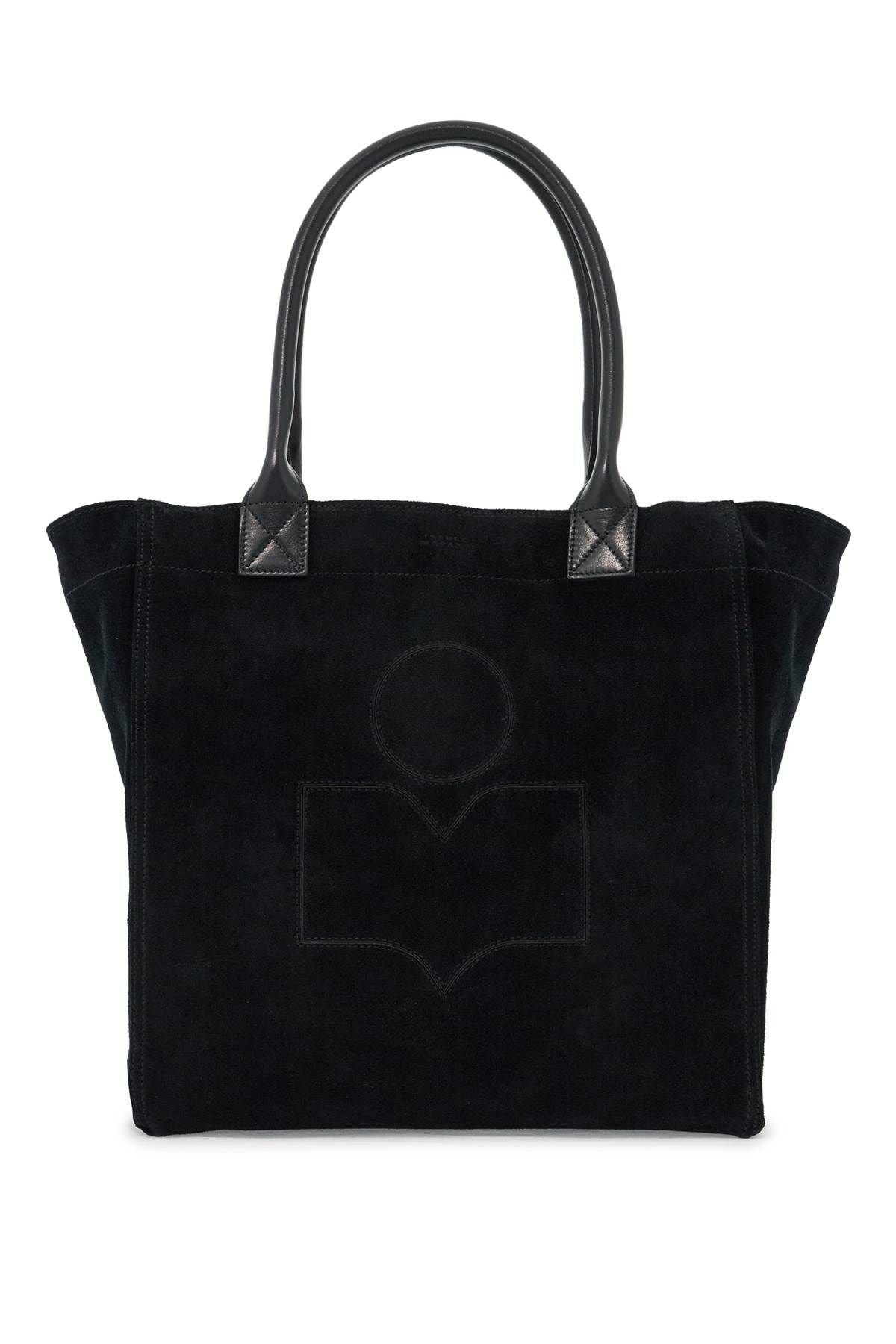 SMALL SUEDE TOTE BAG YENKY IN LEATHER - 1