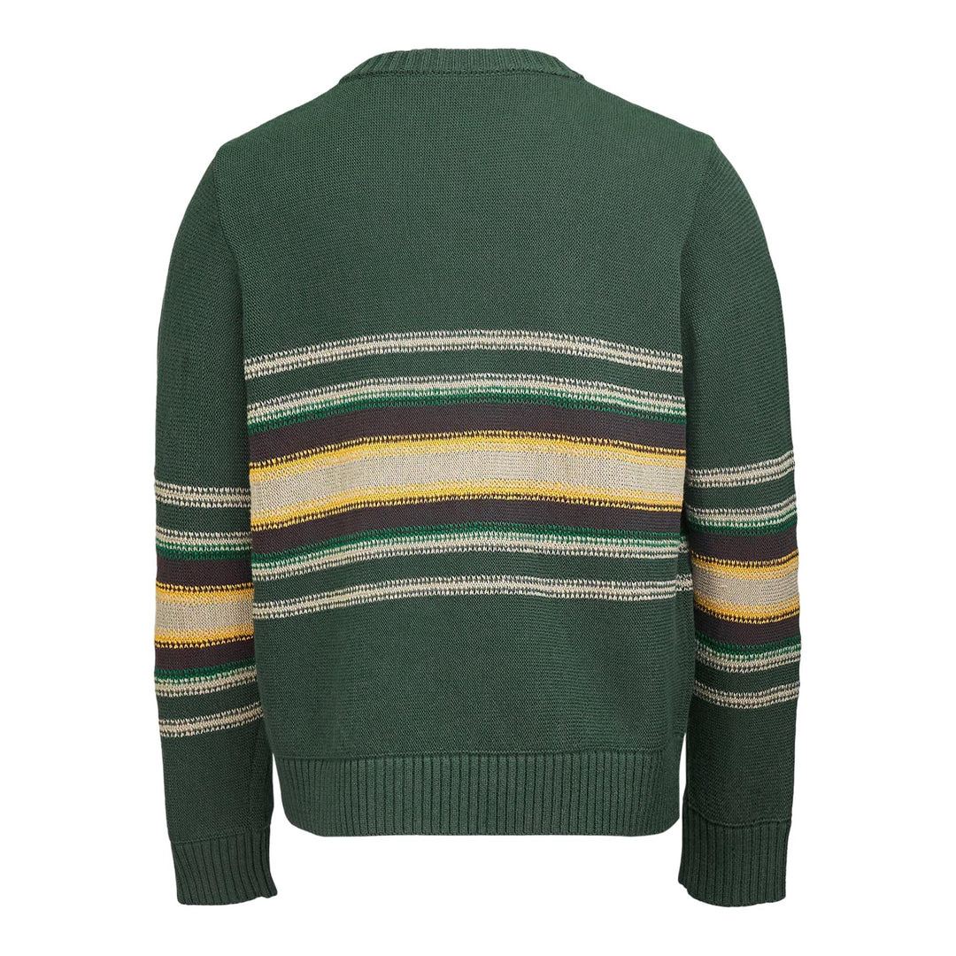 Tape Knit V-Neck Jumper - 2
