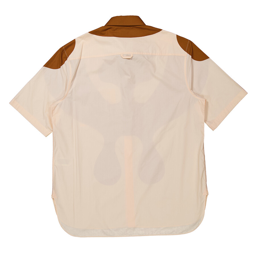 Burberry Abstract Print Short-Sleeve Shirt, Size Large - 6