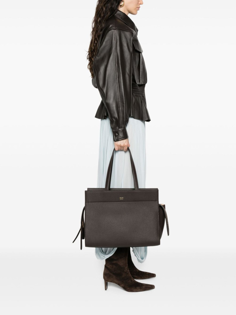 KHAITE Crosby leather tote bag outlook
