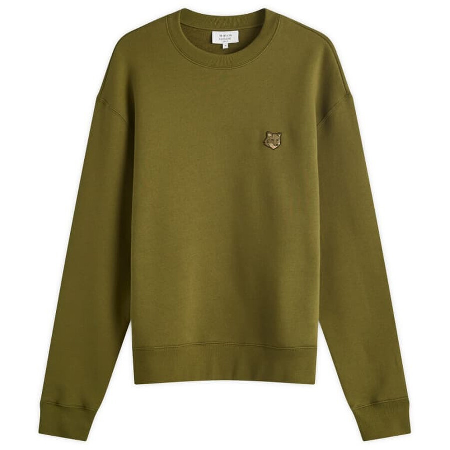 Maison Kitsune Fox Head Patch Cotton Sweatshirt - 5