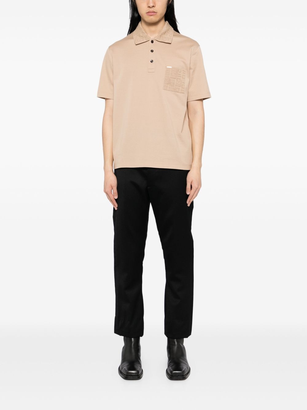 cotton polo shirt - 2