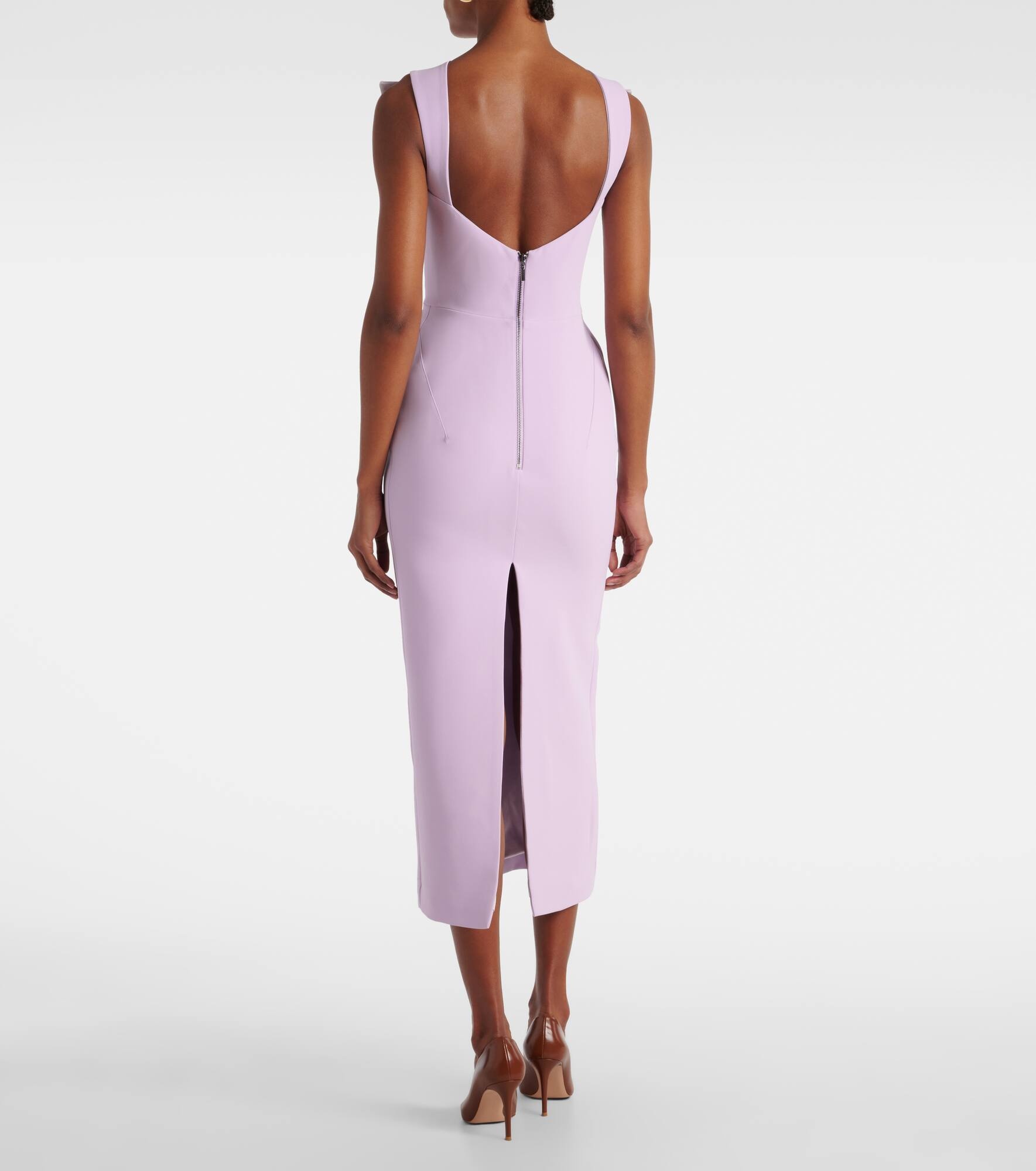 Singular open-back cocktail dress - 3