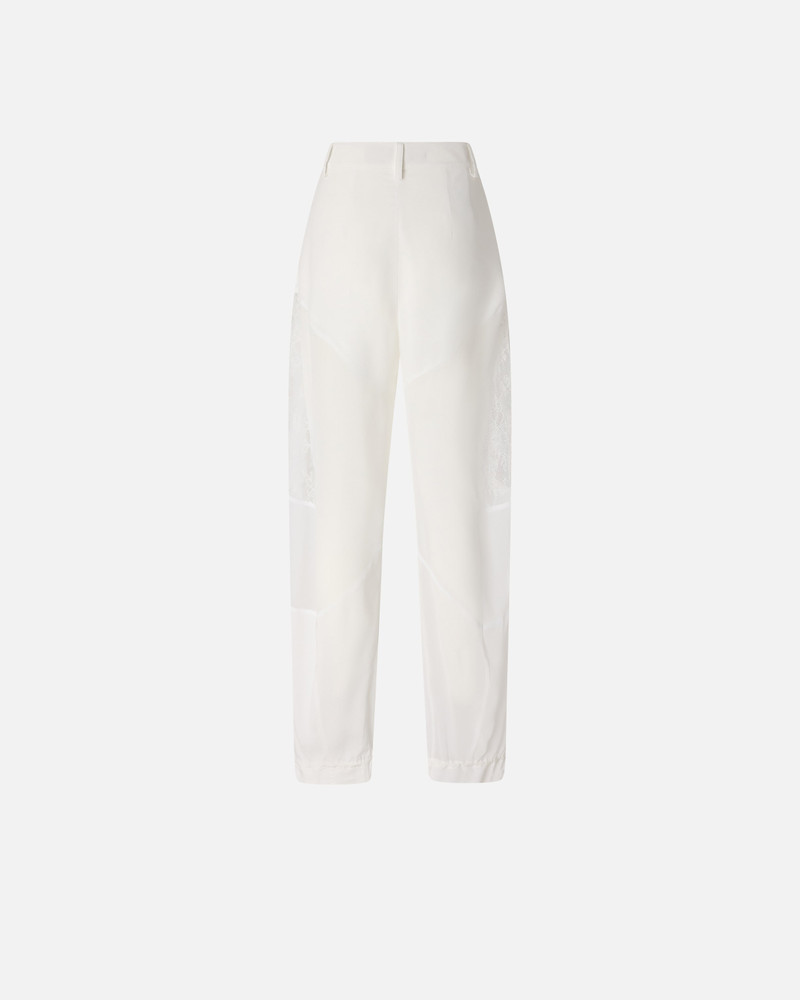 PINKO TROUSERS WITH LACE DETAILS outlook