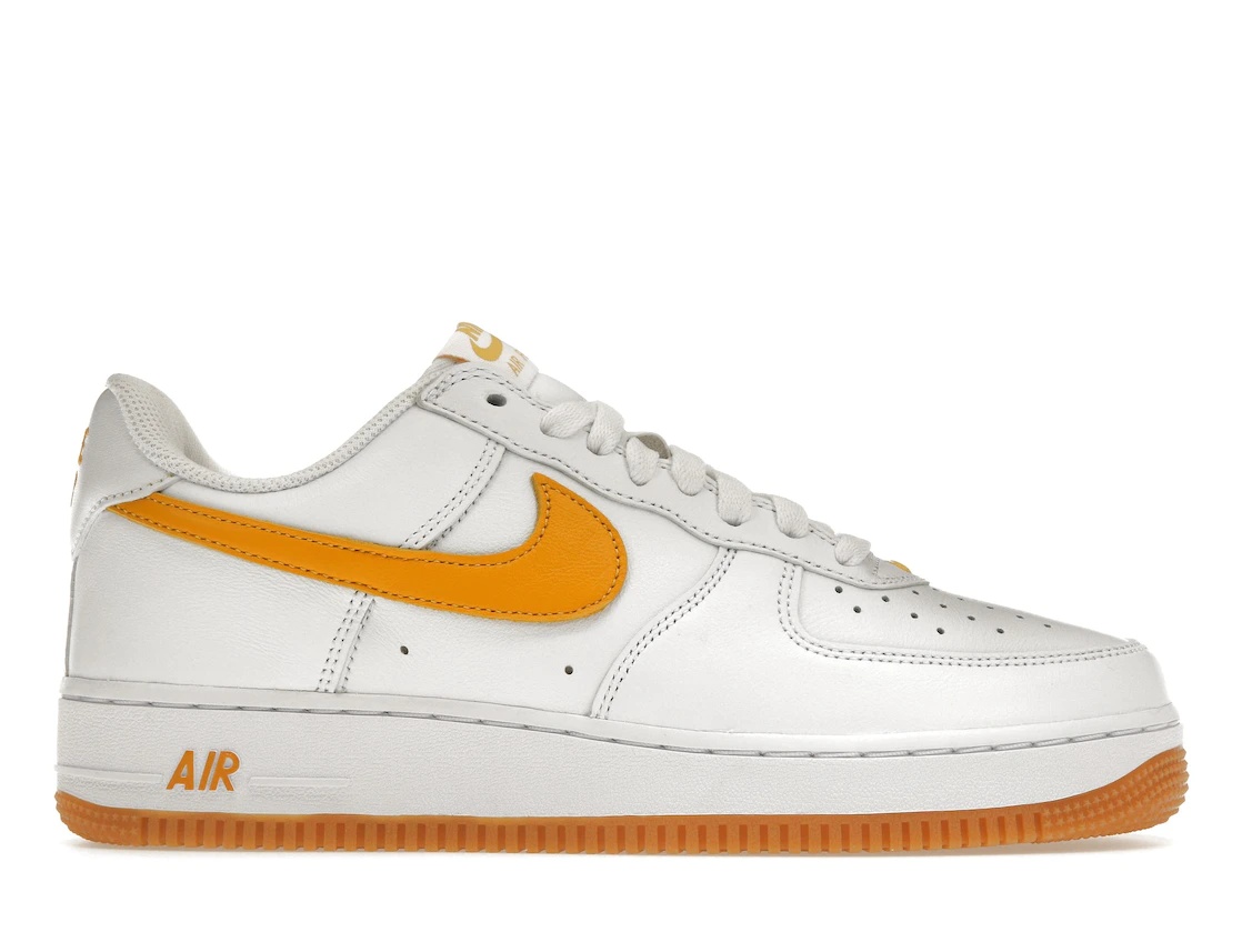 Nike Air Force 1 Low Waterproof White University Gold Gum - 1