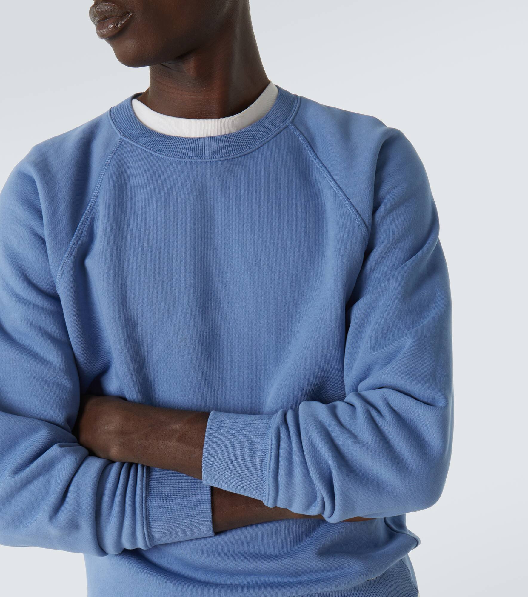Cotton-blend sweater - 5