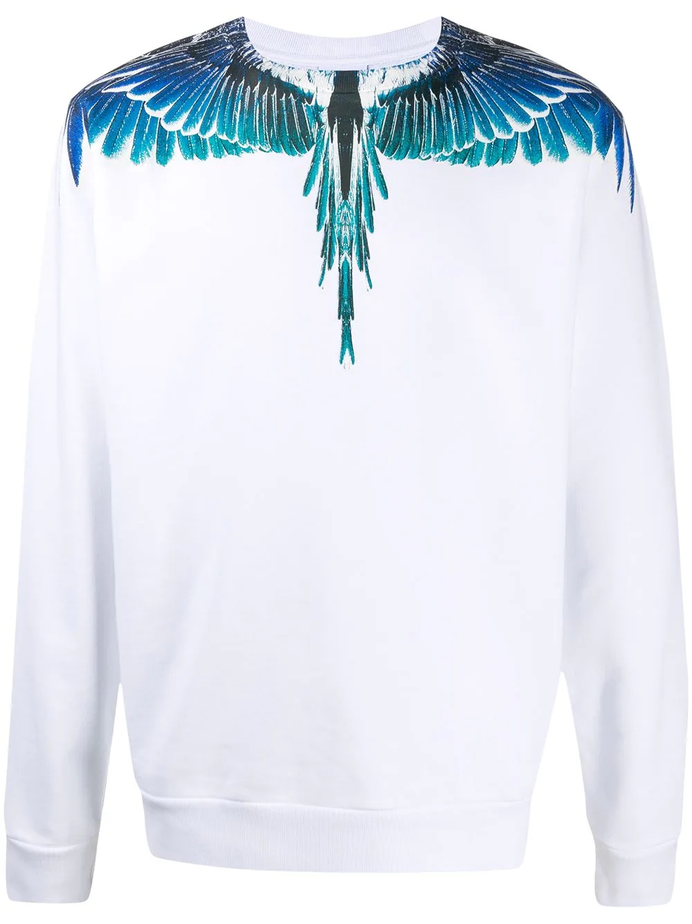 wings-print sweatshirt - 1