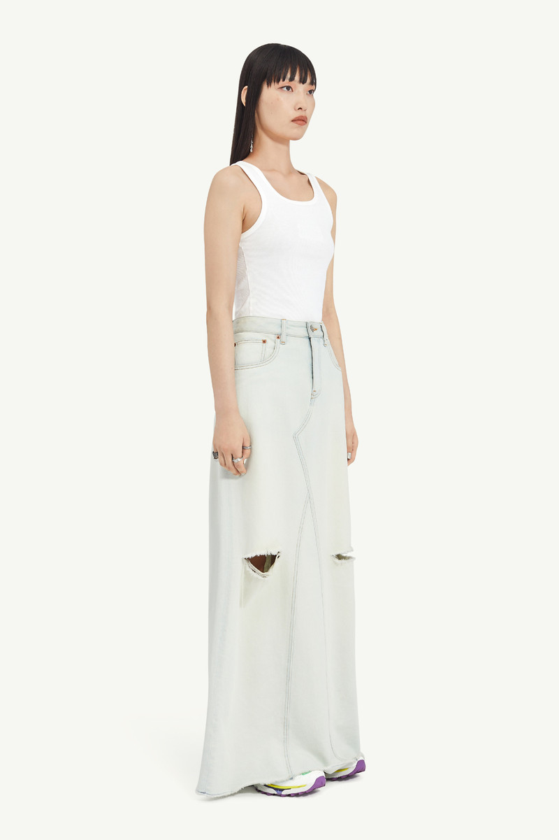 Denim Maxi Skirt 3