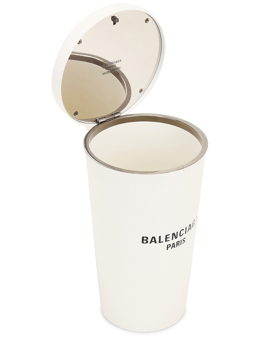 クラッチバッグ BALENCIAGA '9 AM' clutch White BALENCIAGA 9 Am Clutch in White | REVERSIBLE